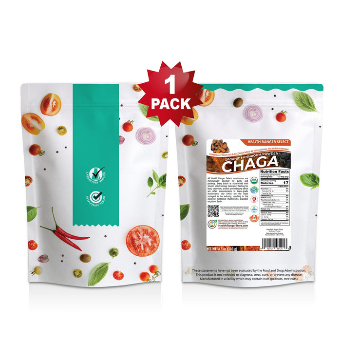 Organic Chaga Mushroom Powder 100g