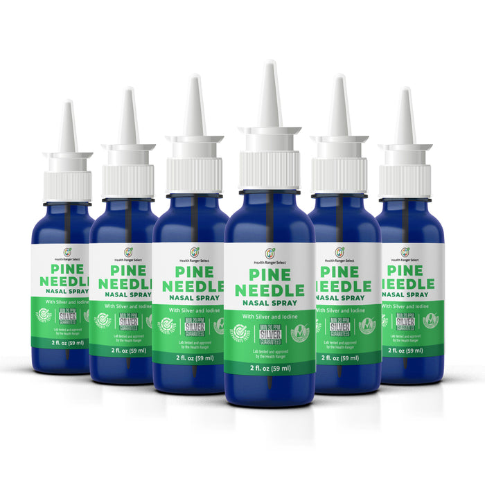 Pine Needle Nasal Spray with Silver and Iodine 2 fl. oz (59 ml) (6-Pack)