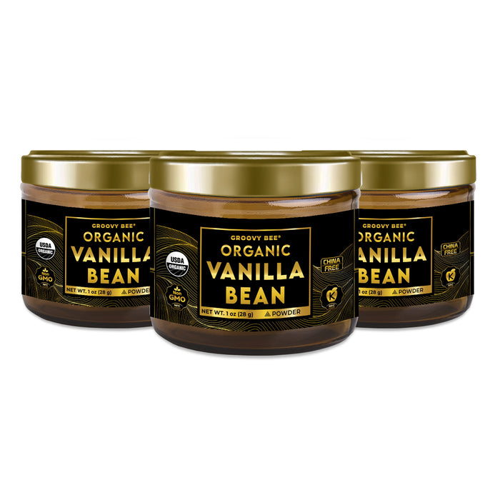 Organic Vanilla Bean Powder 1 oz (28g) (3-Pack)