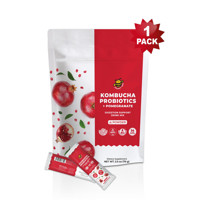 Kombucha Probiotics + Pomegranate Powder (14 counts) 2.5 oz (70g)
