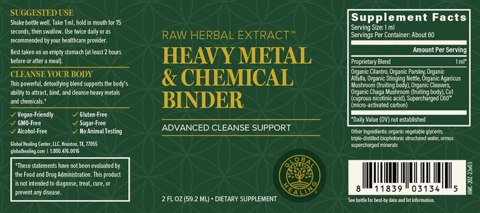 Heavy Metal & Chemical Cleanse 2 fl oz (59.2 ml)