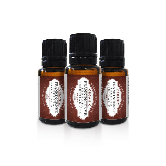 Organic Frankincense Serrata Essential Oil 0.5oz (15ml) (3-Pack)