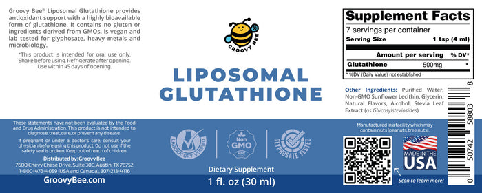 Liposomal Glutathione 1 fl. oz (30ml) (6-Pack)
