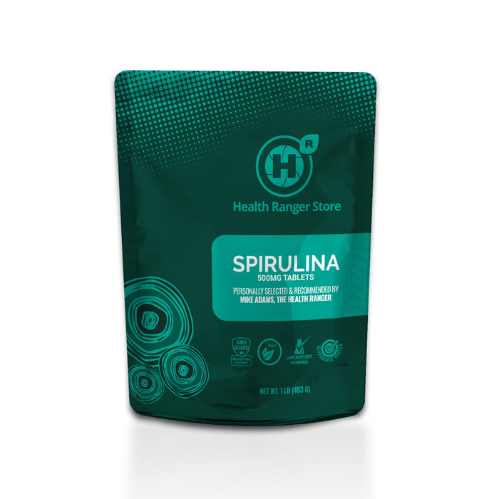 Health Ranger Select Spirulina 500mg Tablets 16oz (453g)