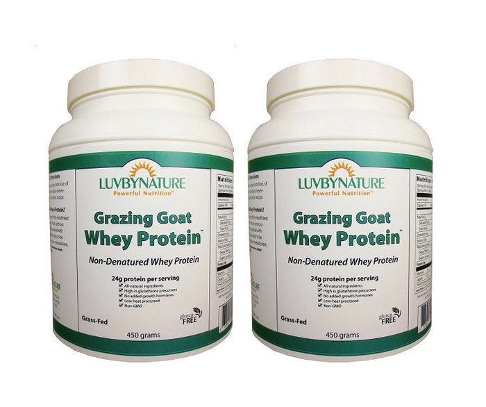 Grazing Goat Whey Protein 450g  (2-Pack)